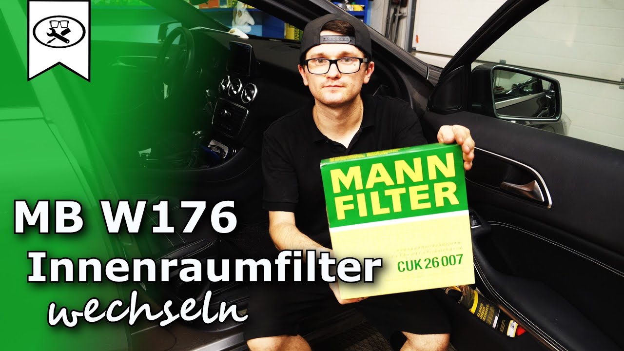 MB W176 A180 Innenraumfilter wechseln | MB W176 A180 change the cabin filter | VitjaWolf | Tutorial
