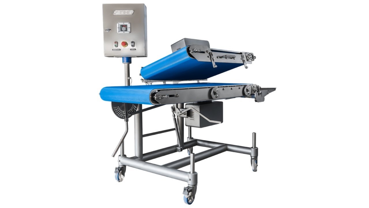 FL600 Meat Flattener being tested by BELLE MEAT