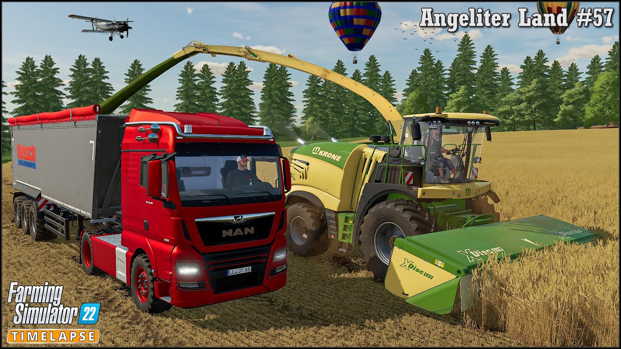 Chopping Wheat & Making Wholecrop Silage. Refilling a BGA🔹Angeliter Land Ep.57🔹Farming Simulator 22
