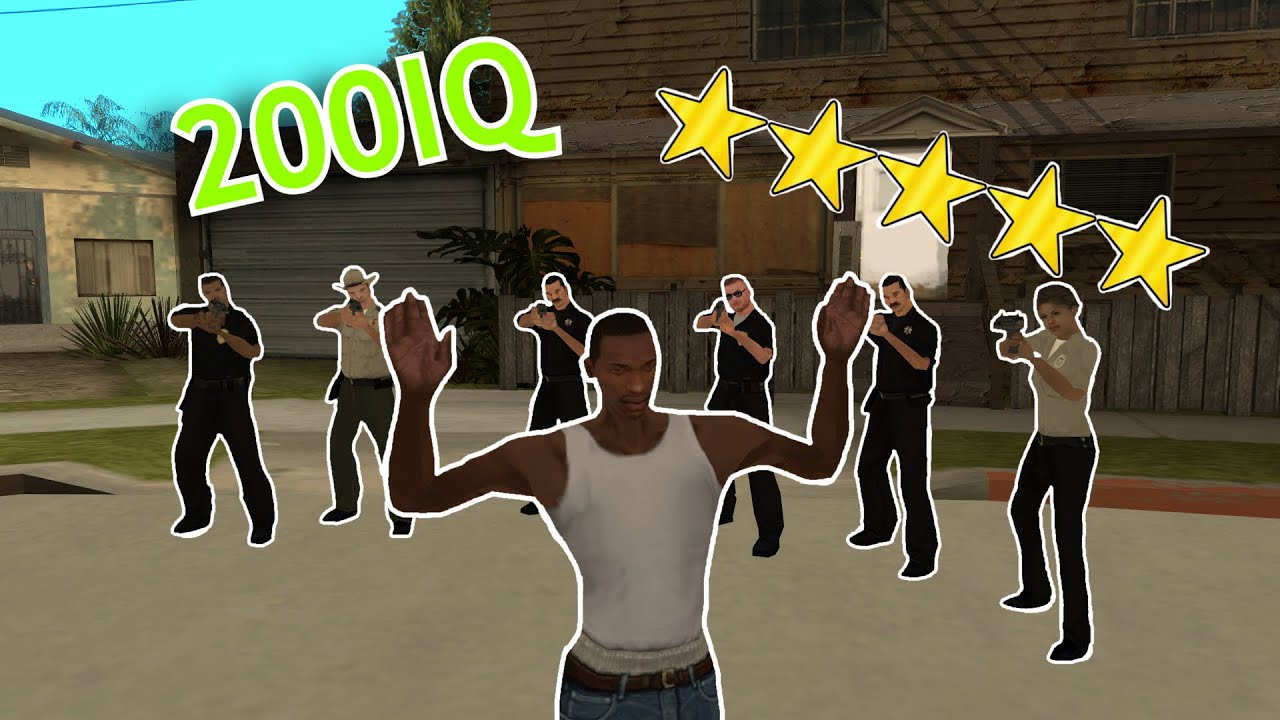 My 200IQ Nerd Strategies For GTA San Andreas Cop-Chase [SFSE Minigame Guide]
