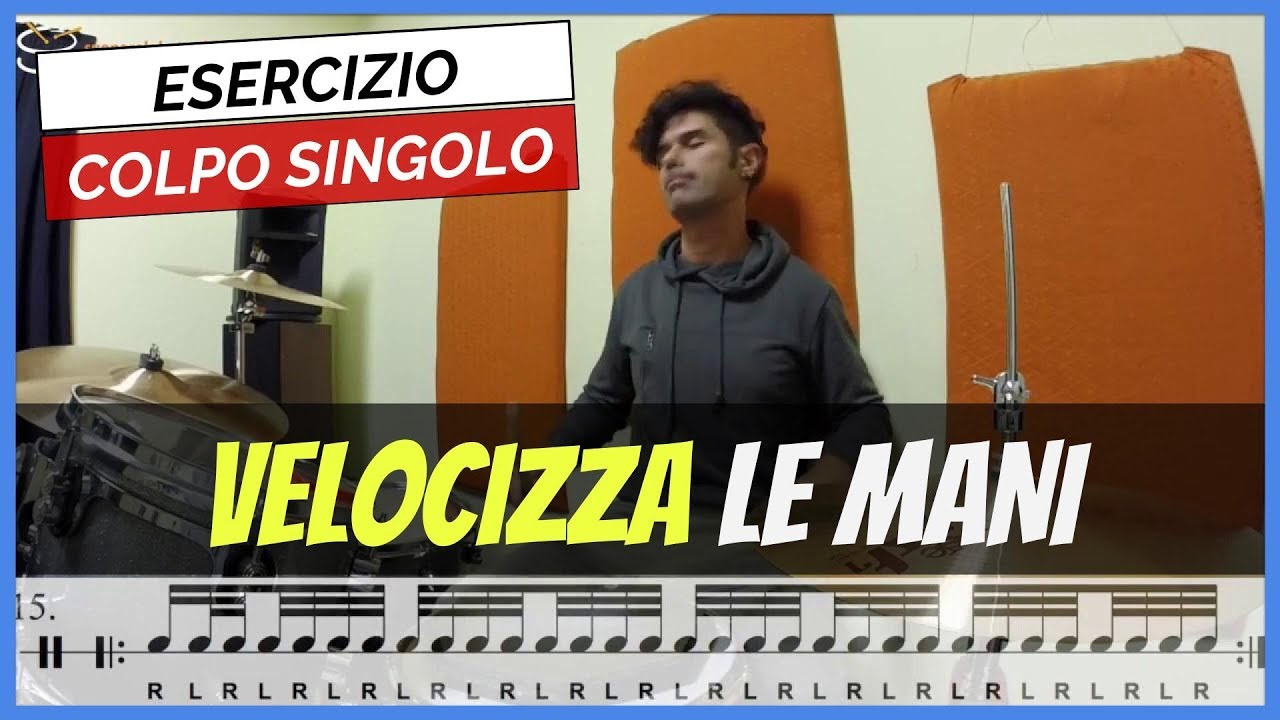 SUONARE la BATTERIA più VELOCEMENTE (Ep.18) - Esercizio pratico da fare in 10 minuti