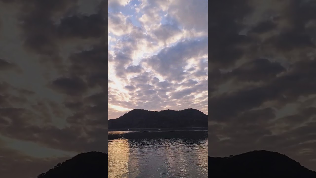 夕暮れの樋島漁港、防波堤でぐるり一回り。 