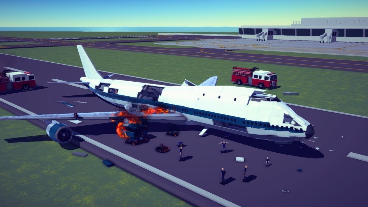 Realistic Fictional Airplane Crashes and Emergency Landings #7 | Besiege