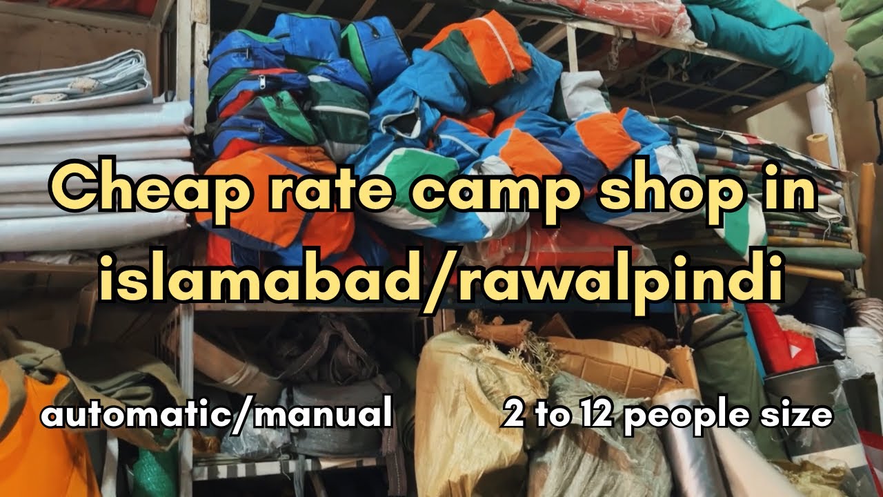 Hidden Camp Shop in Rawalpindi/Islamabad | Tents & Camping Gear at Low Price!
