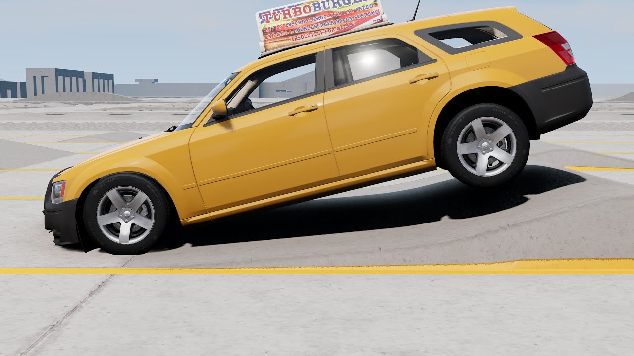 BeamNG Drive - Dodge Magnum Taxi Suspension Testing