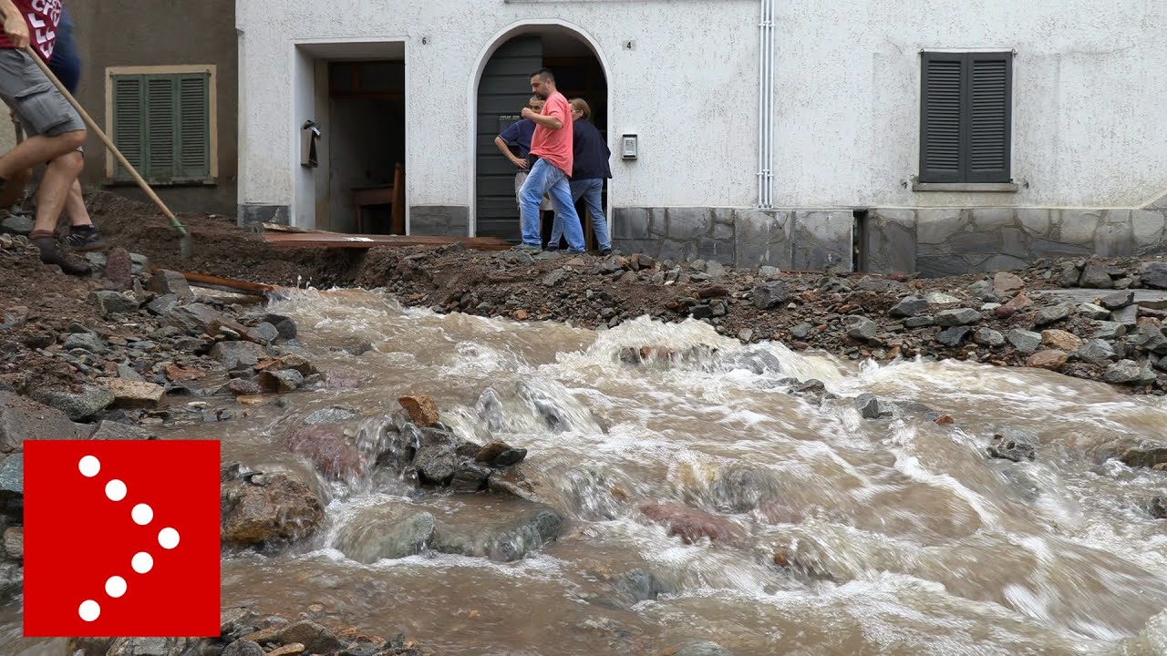 Alluvione in provincia di Lecco: Primaluna irriconoscibile, sassi e fango ovunque