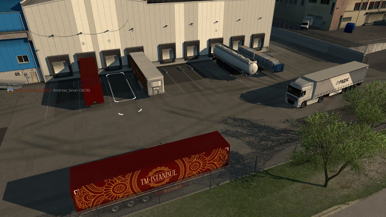 ETS2 Tight spot trailer parking how-to