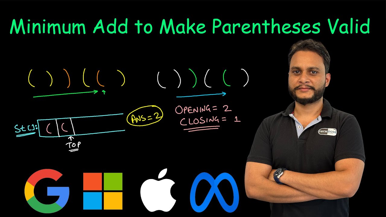Minimum Add to Make Parentheses Valid