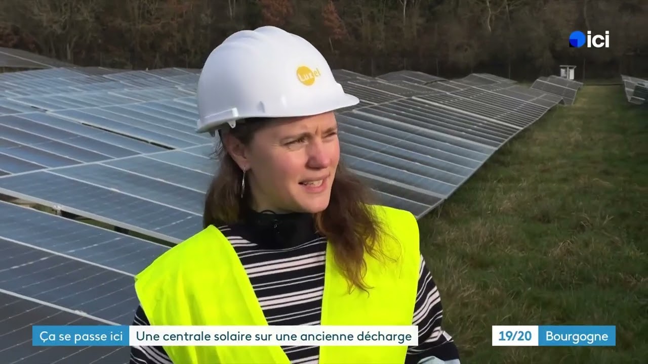 Ça se passe ici, à Montchanin (Saône-et-Loire) - Une centrale solaire sur une ancienne décharge