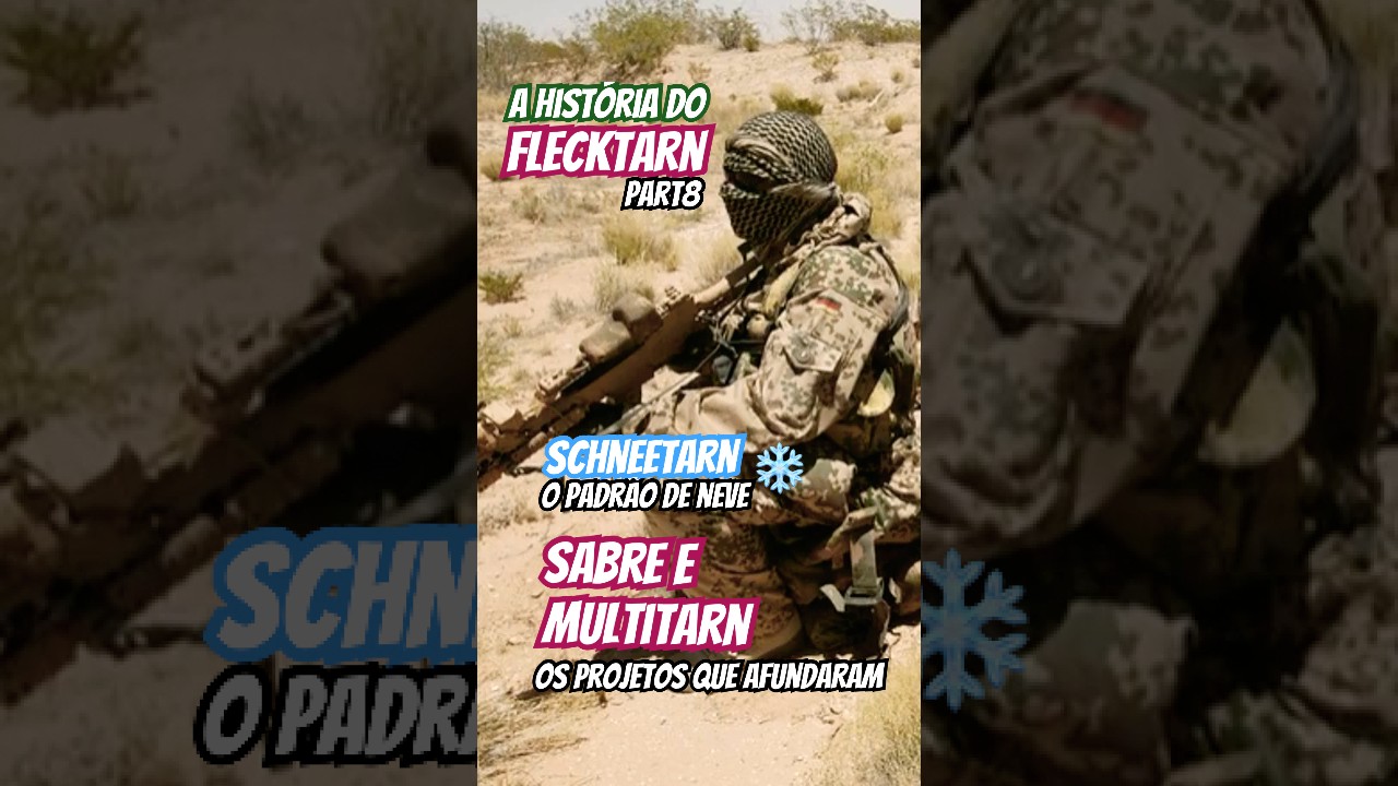 O FUTURO ENGAVETADO! ❌ Por que o MultiTarn e o Novo Corte Flecktarn Fracassaram? (Parte 8) 