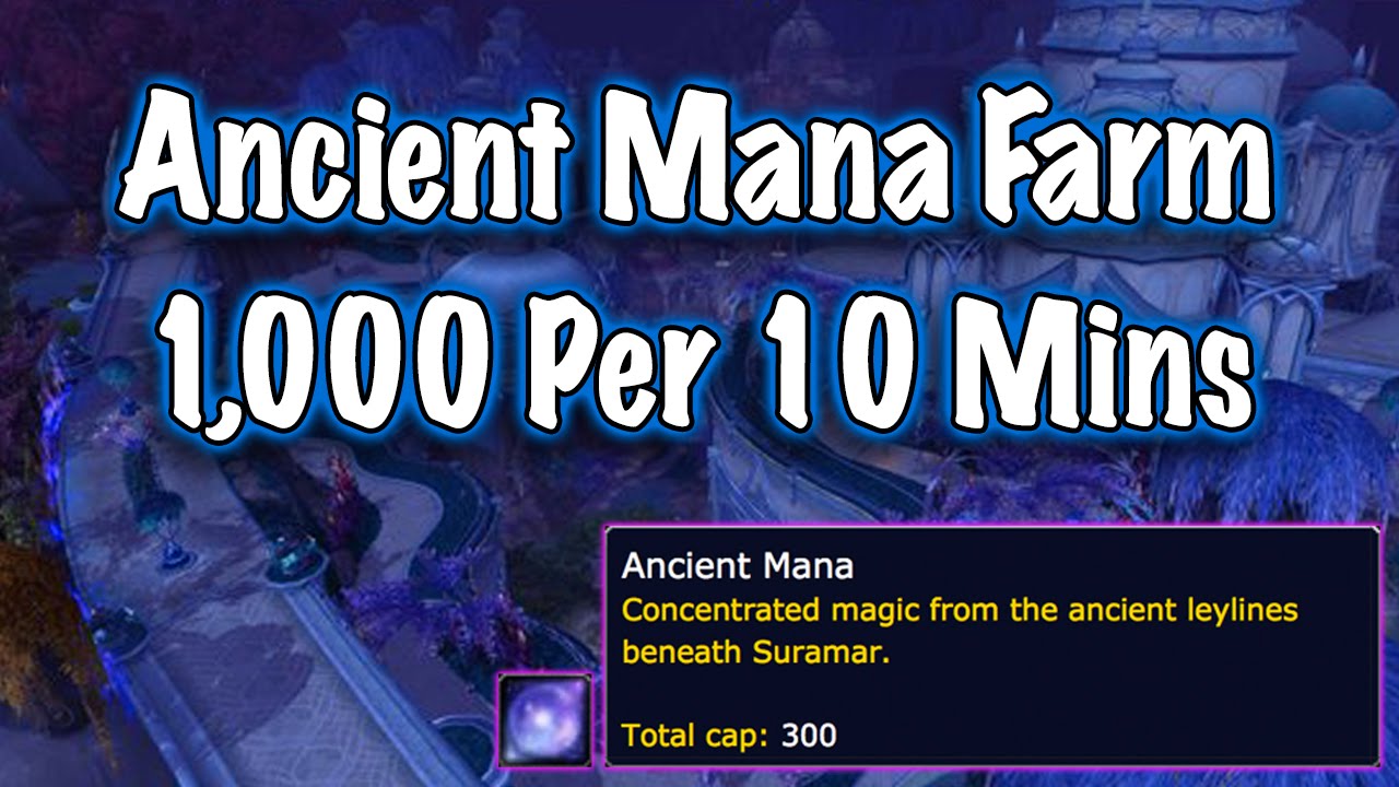 Ancient Mana Farm 1,000 Mana Per 10 Mins (Jessiehealz)
