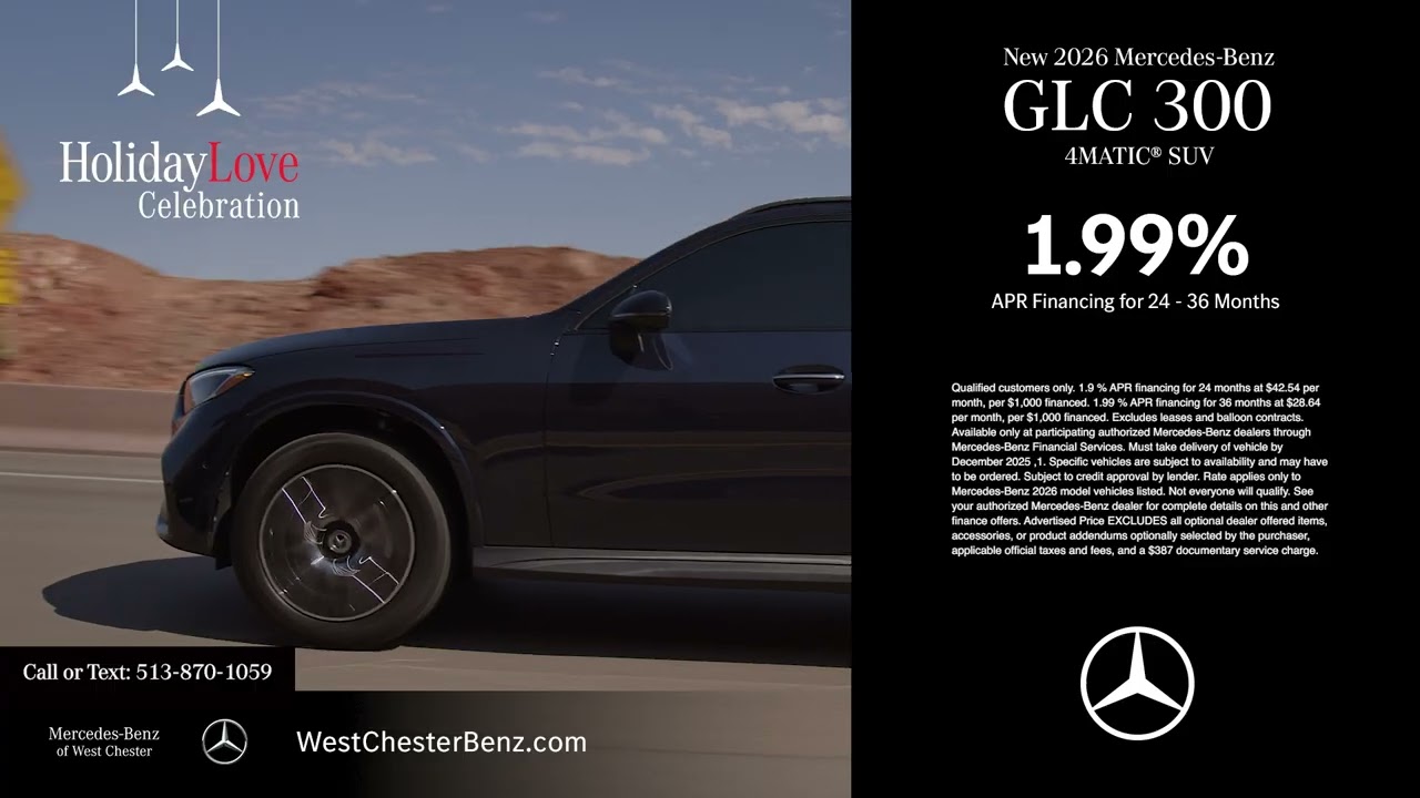 New Mercedes-Benz GLC 300 Finance Offer - 11/2025