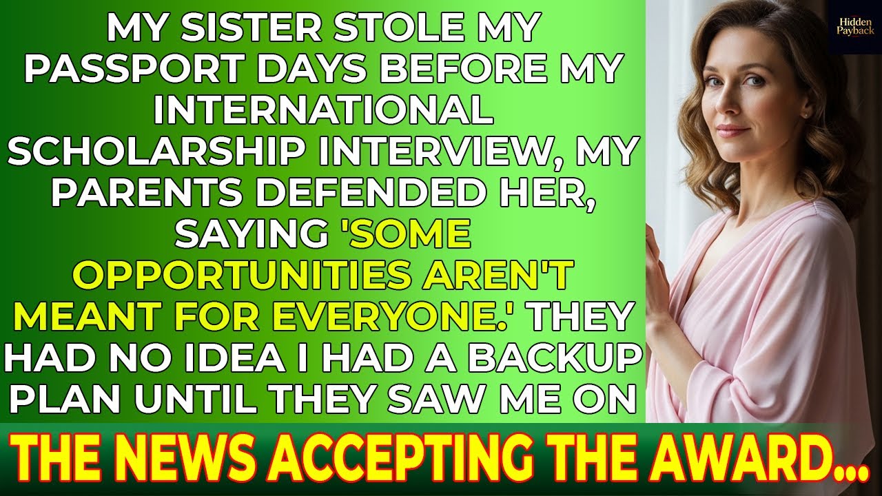 My Sister Stole My Passport Before My Scholarship Interview, But I Had A Secret Backup Plan