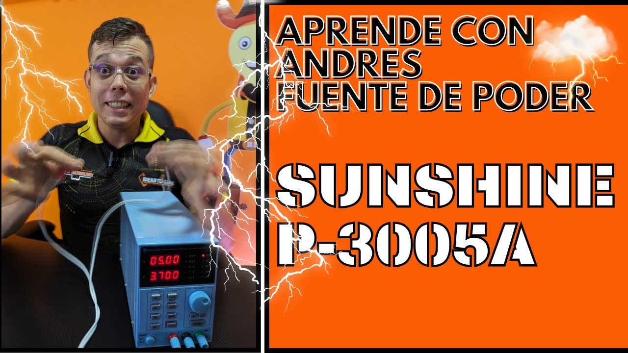 FUENTE DE PODER  SUNSHINE  5 AMP 30V. APRENDE A USARLA