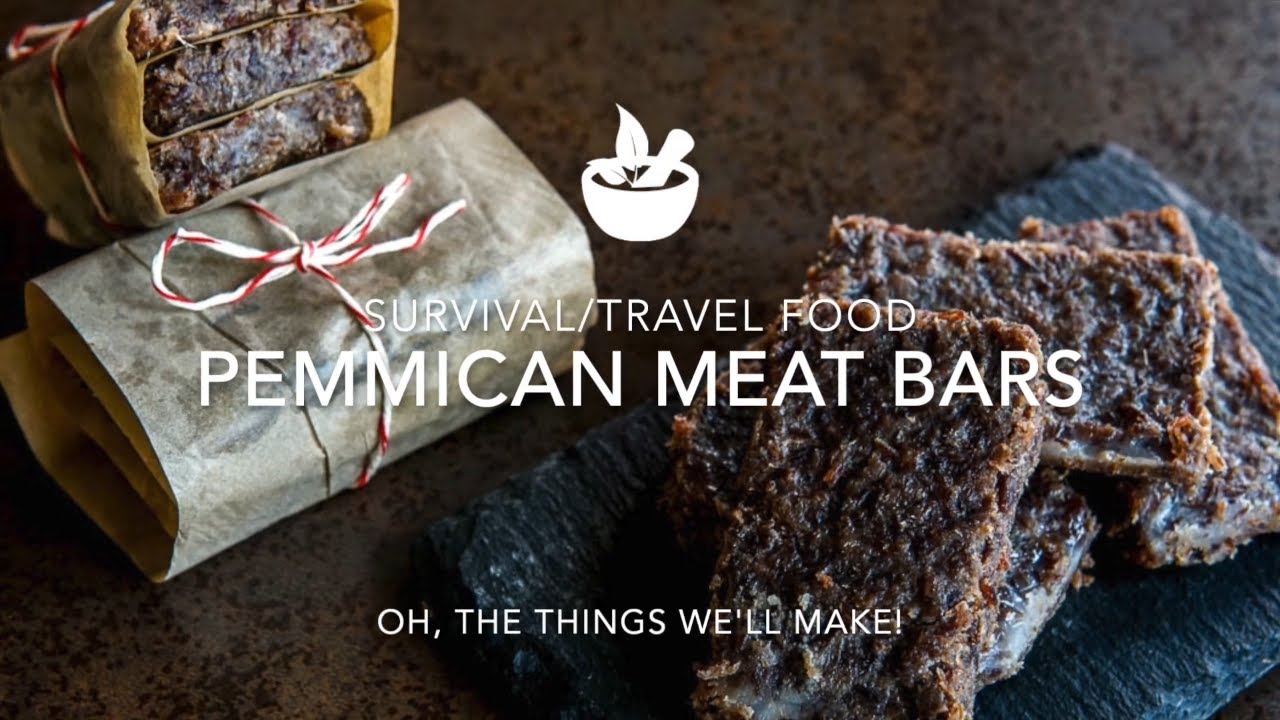Pemmican Survival Bars (Meat Bars Recipe)