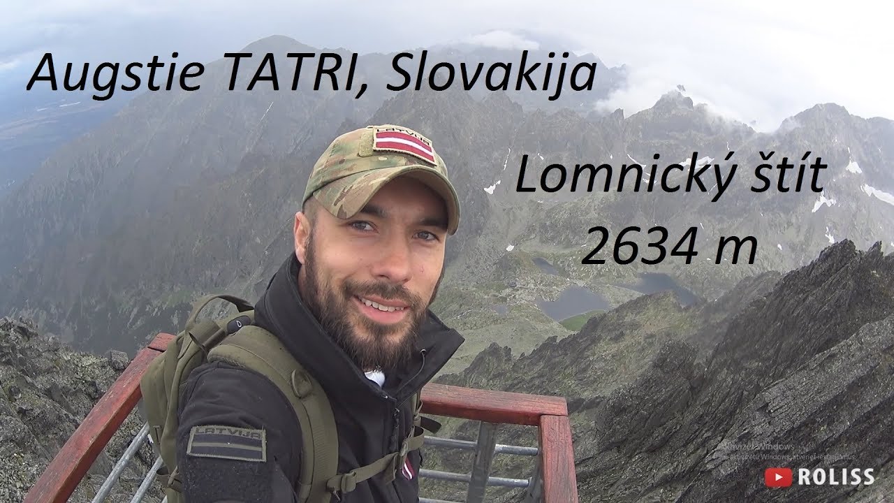 SLOVĀKIJAS BRAUCIENS 5/5 DIENA - SLOVĀKIJAS AUGSTIE TATRI.  LOMNICKY STIT 2634m