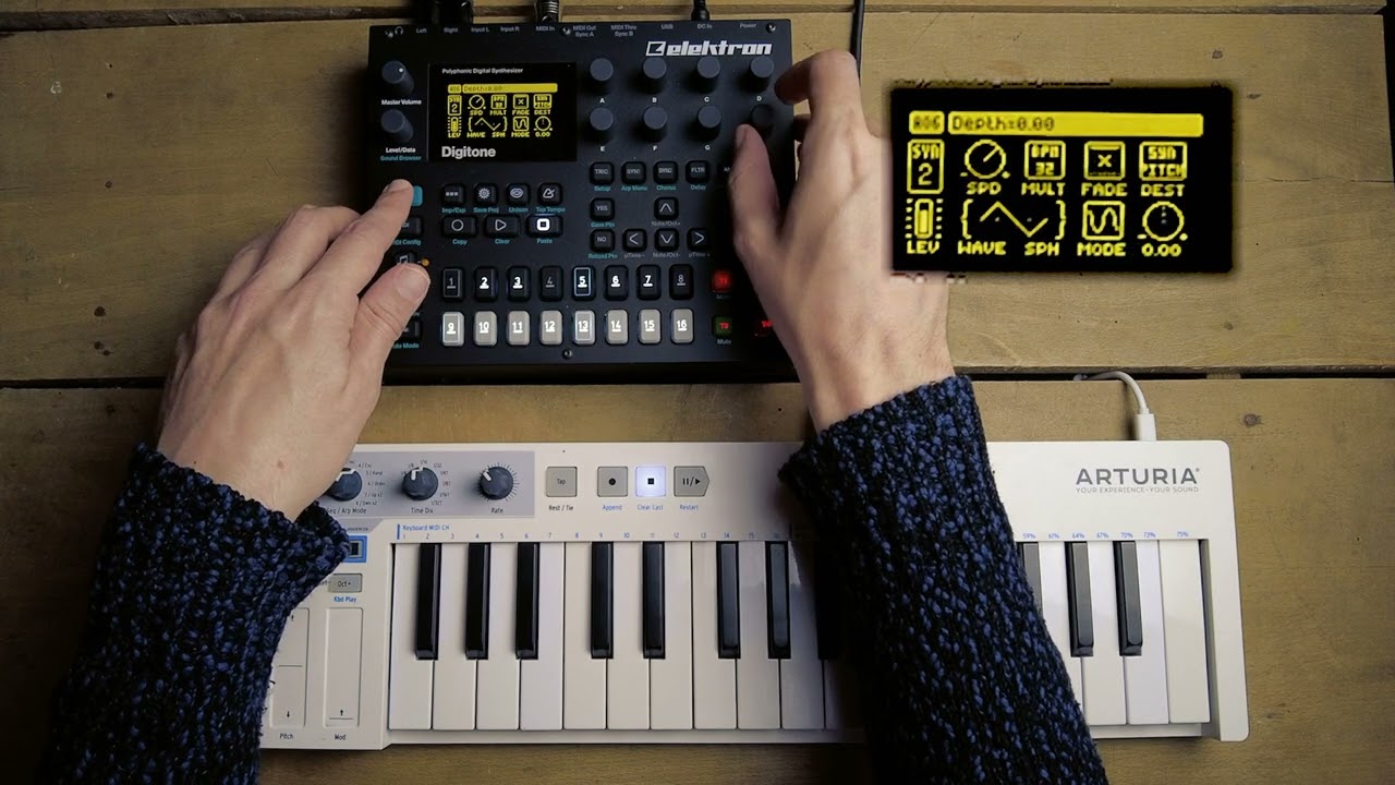 Making a Pad on the Elektron Digitone