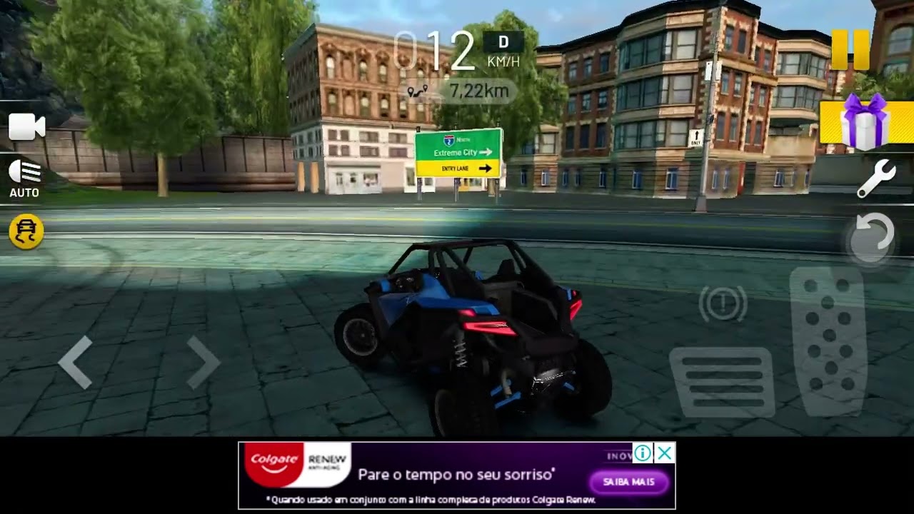 Andando na trilha De utv Jogo