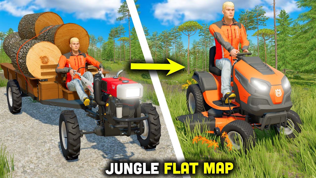 MEGA FARM от $0 на карте JUNGLE FLAT 🚜