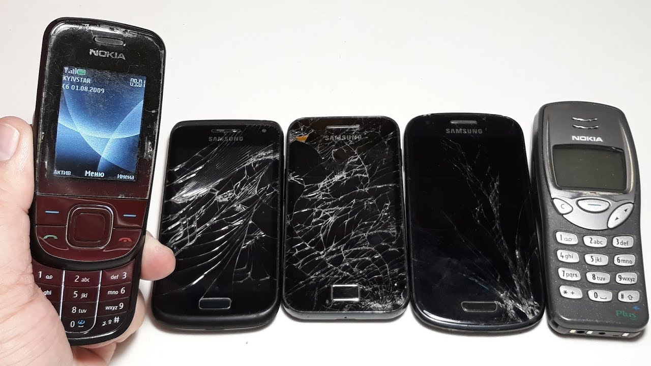 Samsung 3 телефона за 2$ бакса. Шок цена Посылка с аукциона Samsung S5830i, I8150, i8190. Nokia 3210