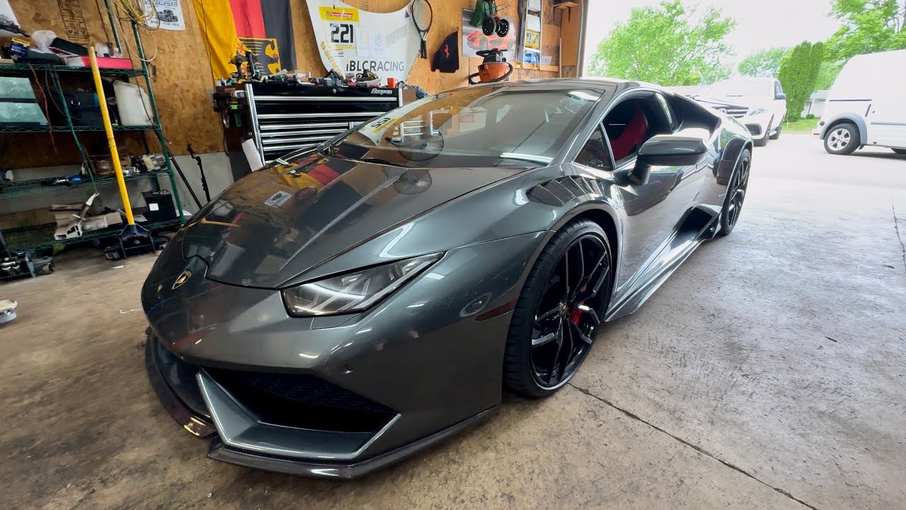 TURNING THIS LAMBORGHINI HURACAN INTO A CARBON FIBER BEAST