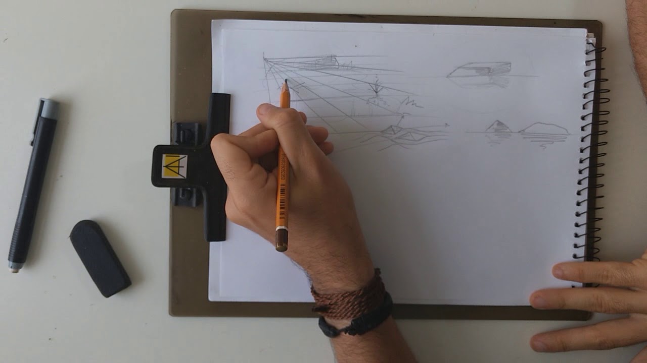 Desenhando água - AULA DE DESENHO - 10/10