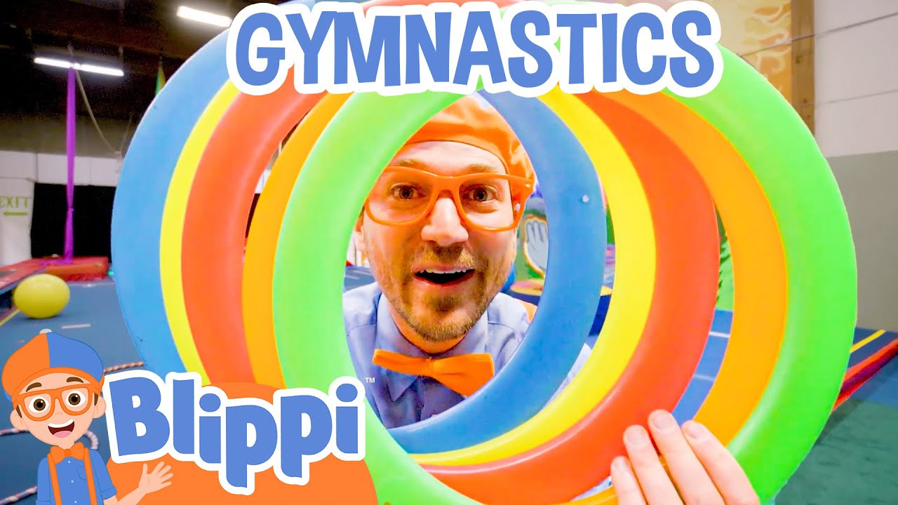 Tricks at the Circus Center | Blippi Learns Something New | Learning Videos for Kids 🔵🟠