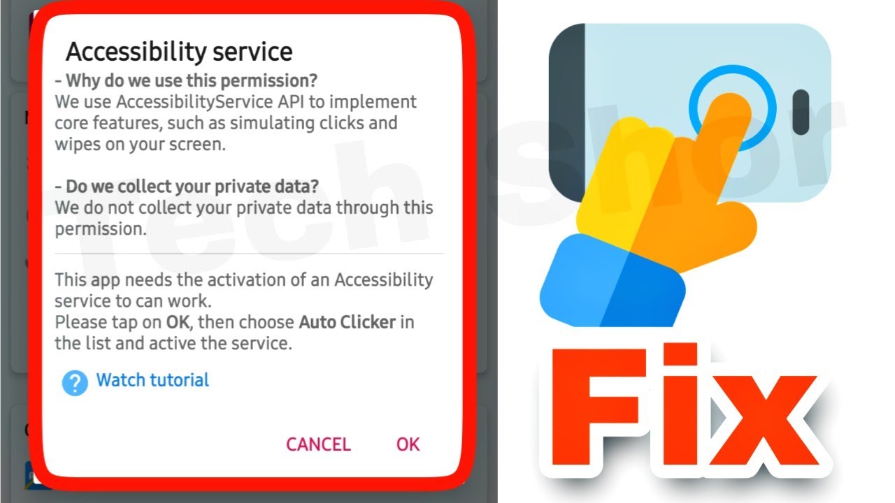 Auto Clicker App Fix Accessibility Problem Solve In Android Phone