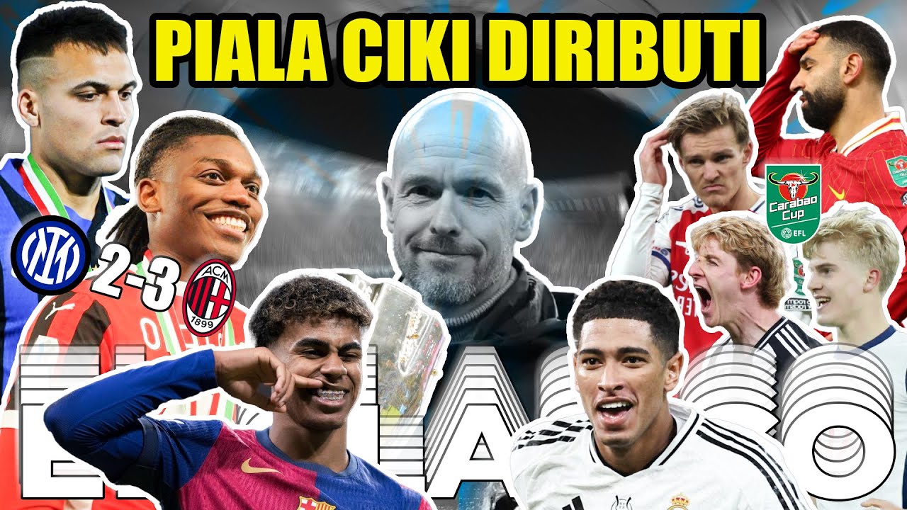 EL CLASICO DI FINAL SUPER CUP! MILAN JUARA SUPERCOPA ITALIA, ARSENAL & LIVERPOOL MELAWAK WKWKWK