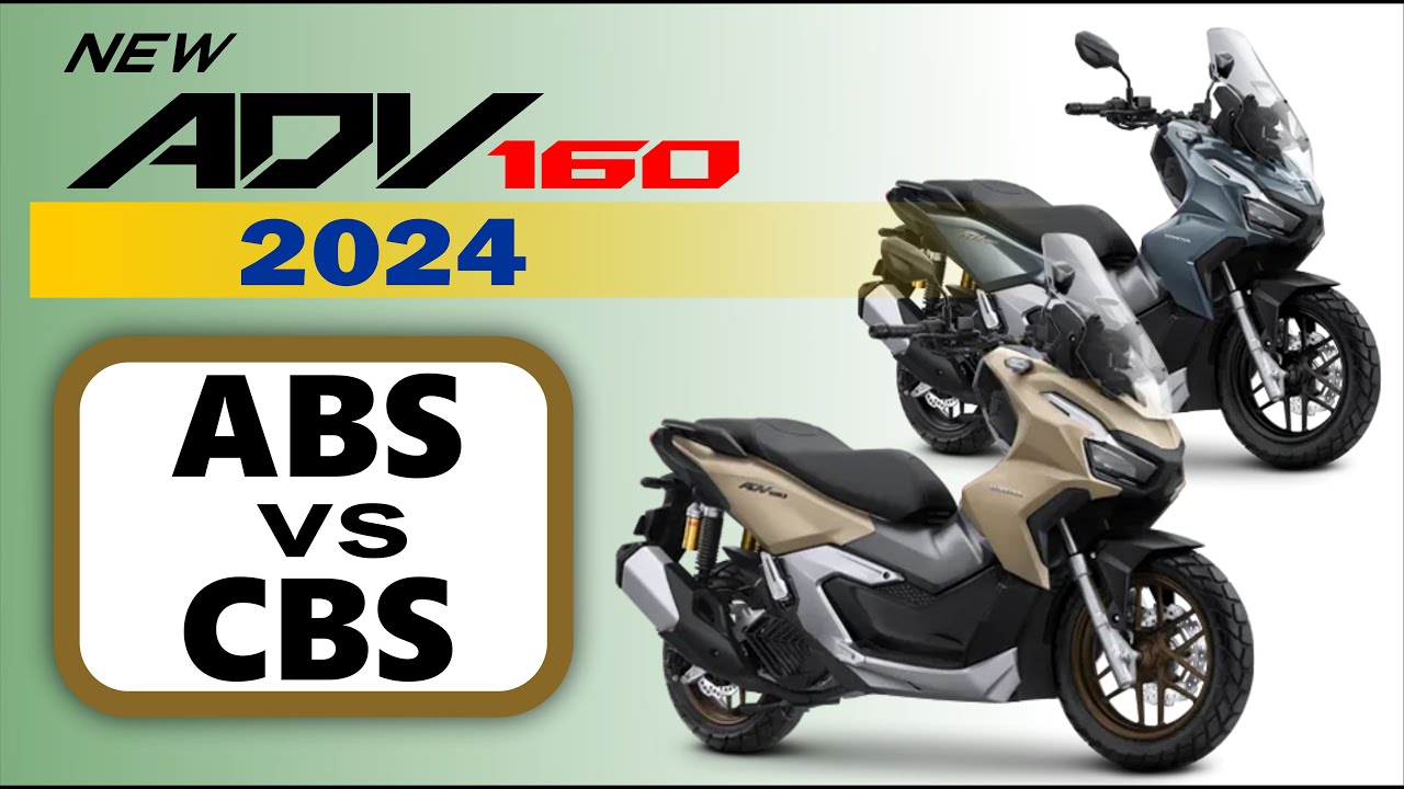 New ADV 160: Difference between ABS and CBS