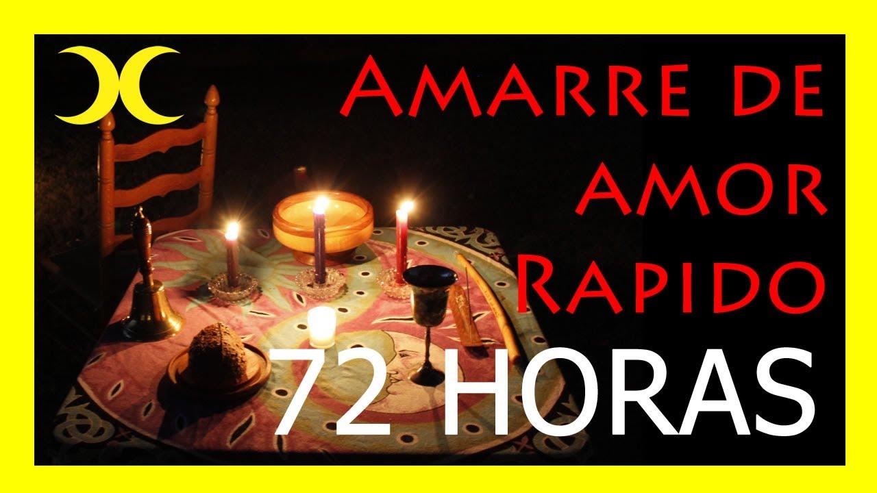 Amarre efectivo y r&aacute;pido para que regrese en 72 horas ✅