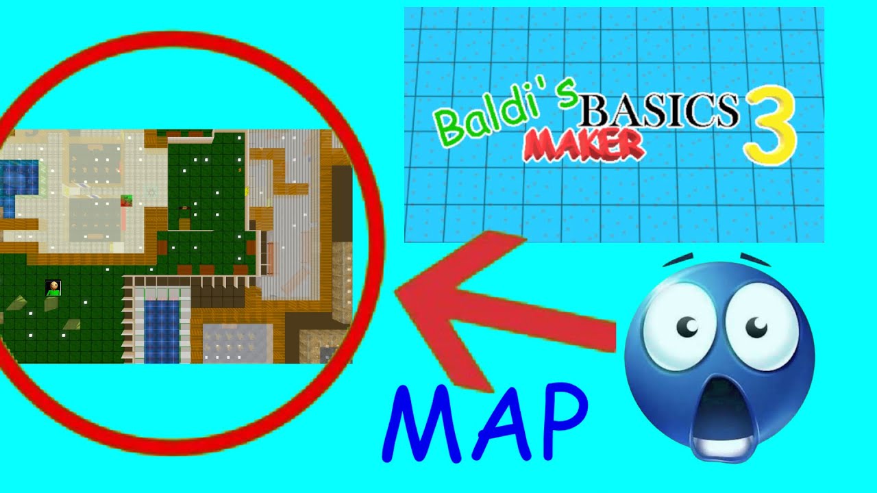  My Map in Baldi’s basics maker 3!