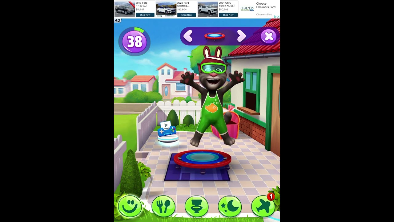 Talking Tom 2 Broken Trampoline (Version 1)