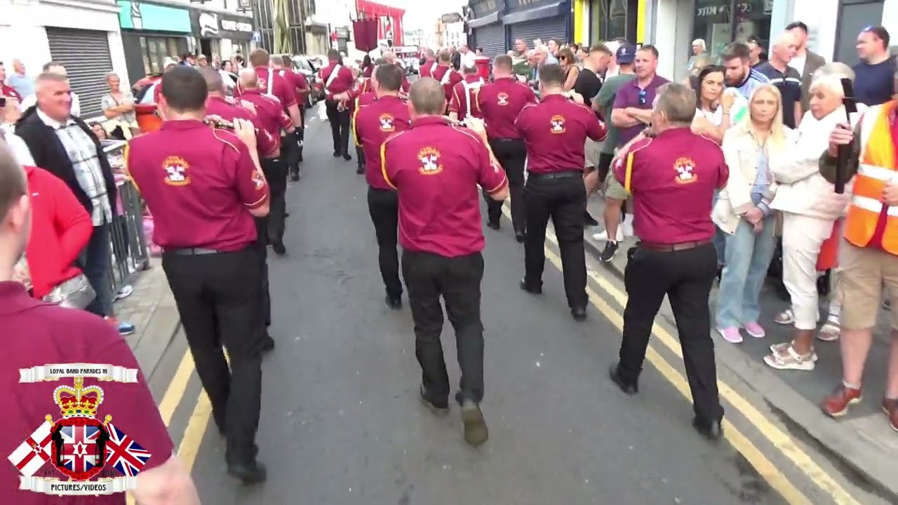 Castlederg Young Loyalist Old Boys FB @ Portrush Sons Of Ulster FB Parade 2025