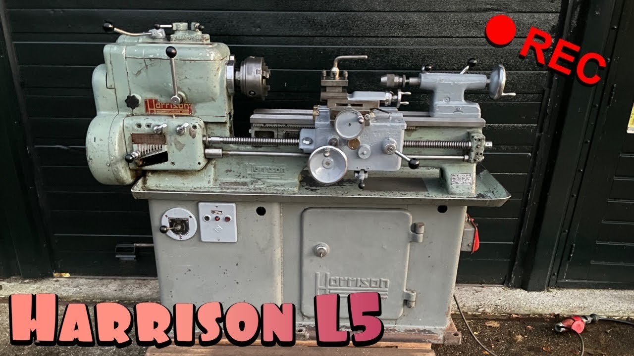 Harrison L5 Power Cross Feed Thread Cutting Lathe Drehmaschine