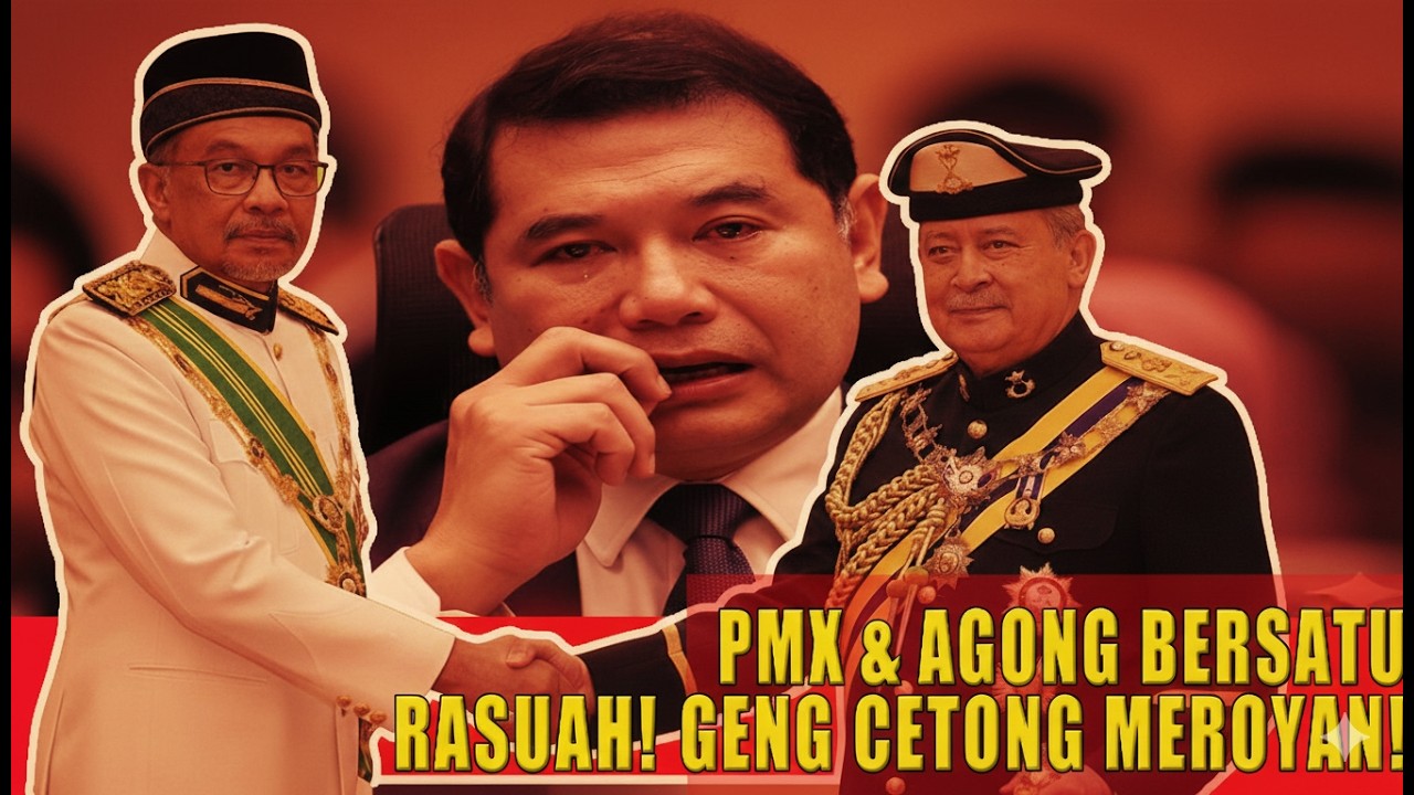 PANAS! PMX DAN AGONG BERSATU MELAWAN RASUAH! GENG CETONG MEROYAN!