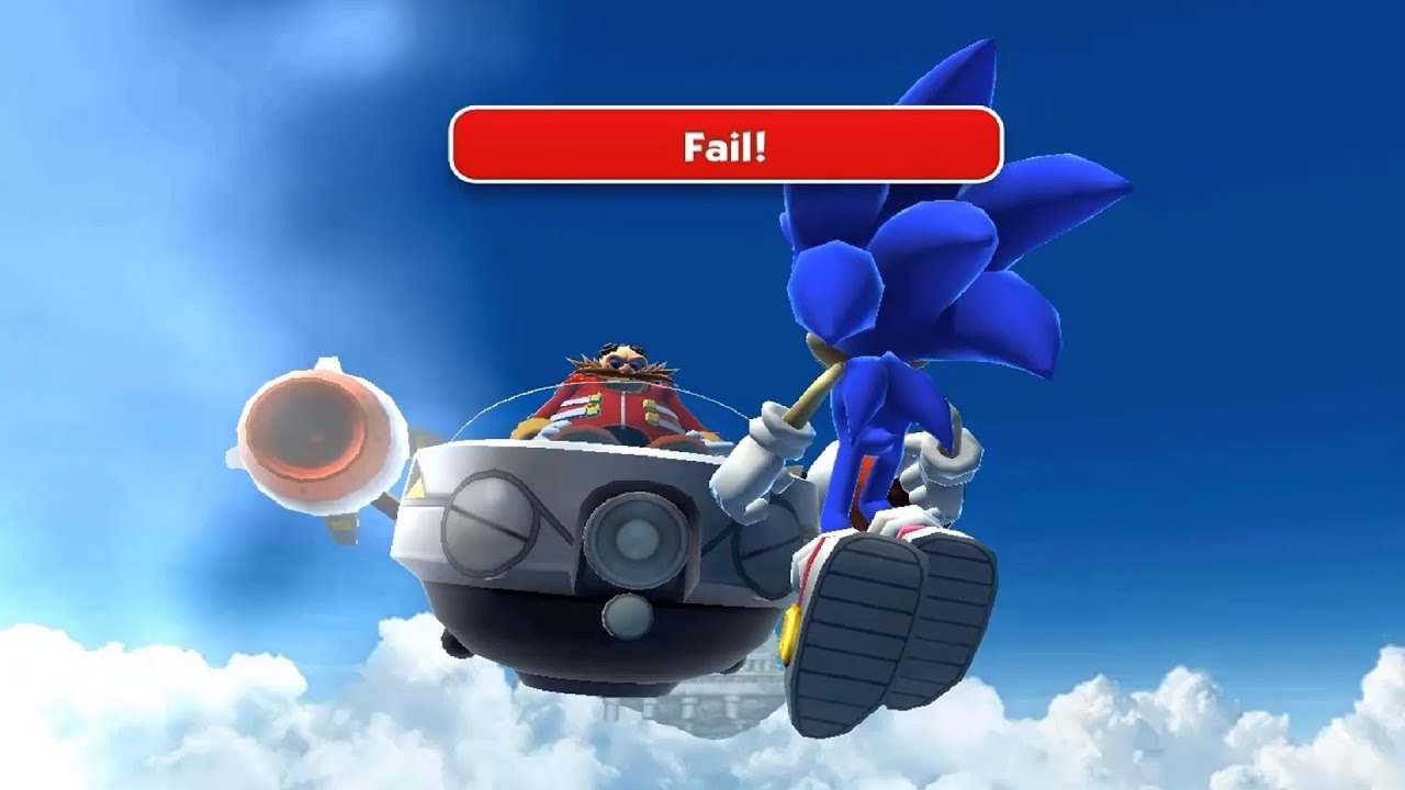 Sonic Dash Big Mistakes #1