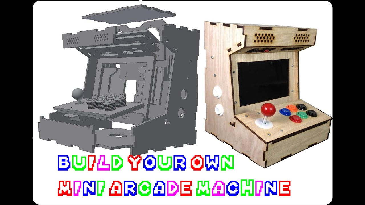 DIY Mini Arcade Cabinet (Porta Pi 9inch) Assembly Guide Update!