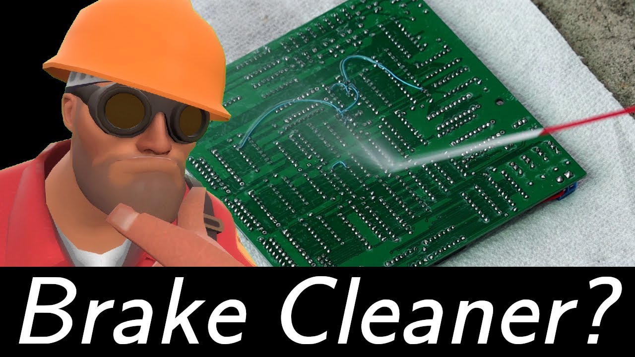 Cleaning solder flux with brake cleaner?