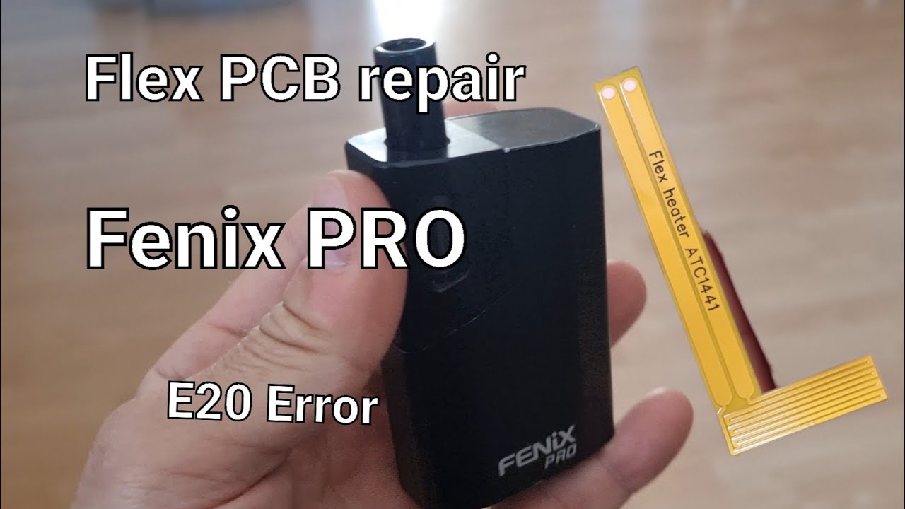 Тестирование гибкой печатной платы, попытка ремонта Fenix ​​PRO Error E20