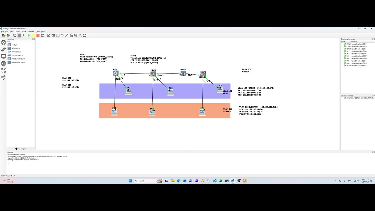 Configuracion de VLans Parte 4