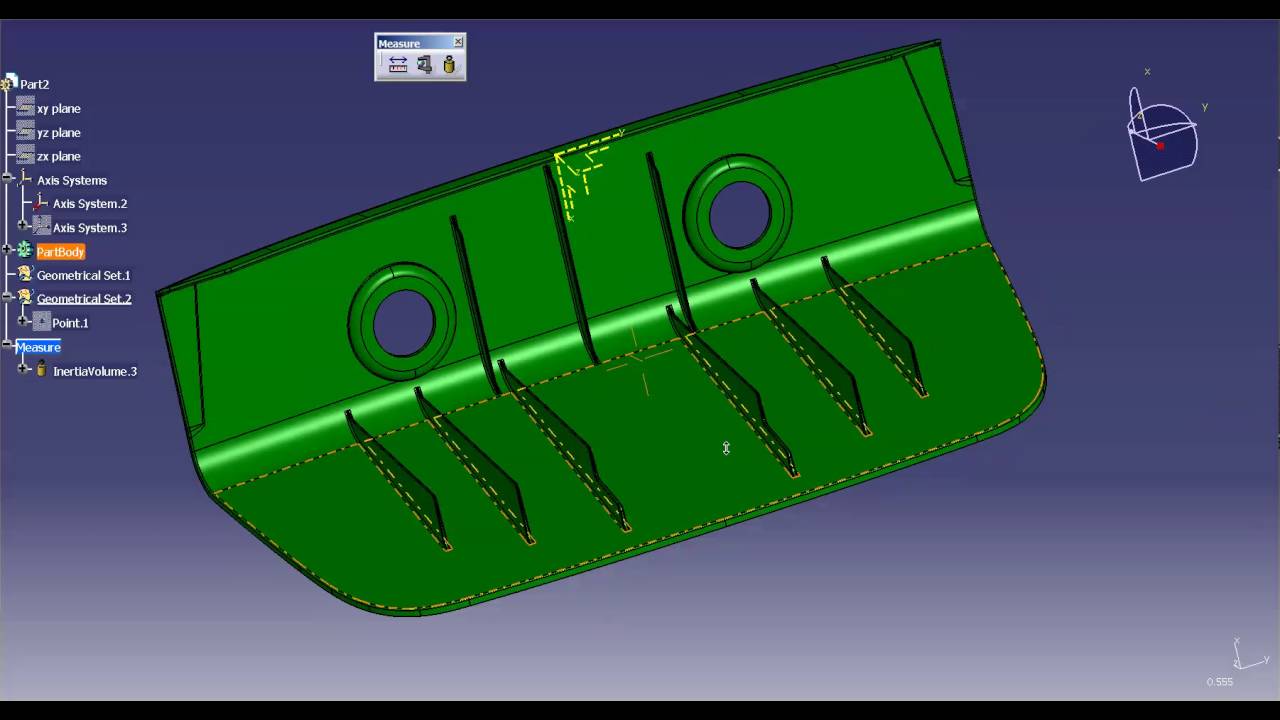 Catia V5 | Catia V6: Measure Inertia