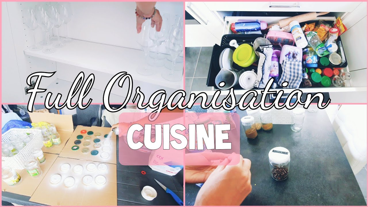 ✨️ ORGANISATION des placards de cuisine 🧼