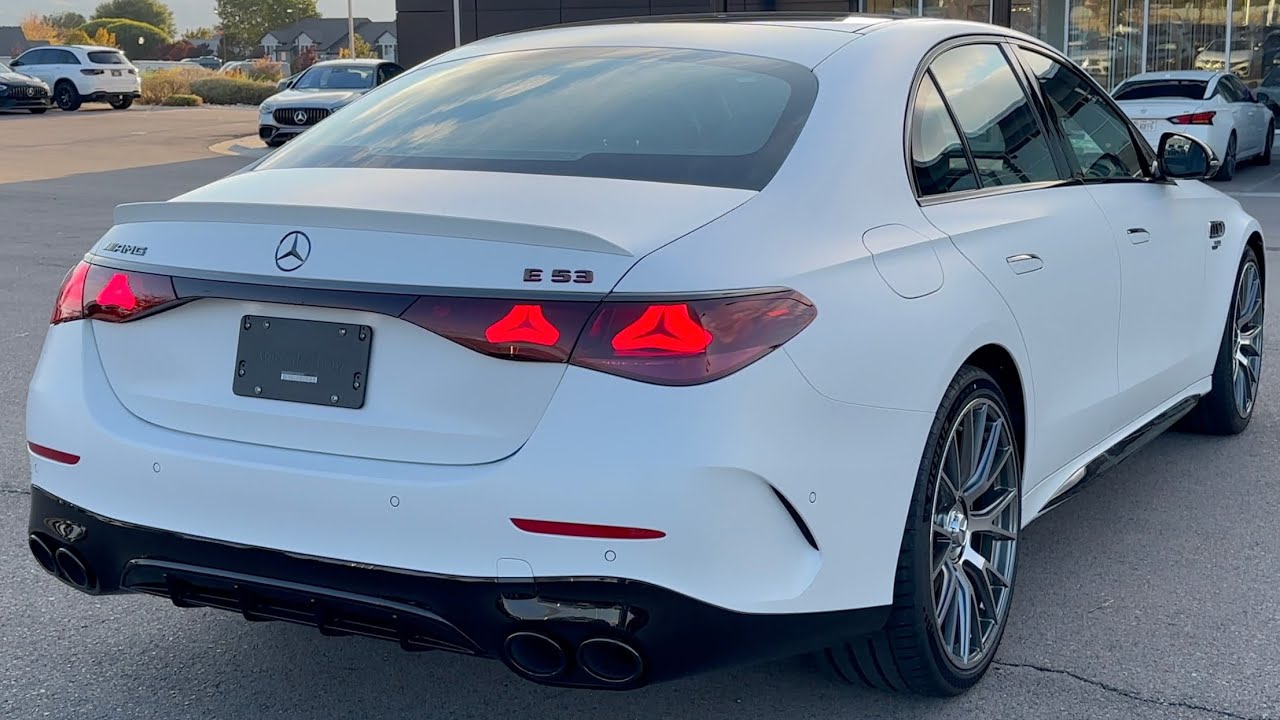 2026 AMG E 53 HYBRID Sedan Walkaround – Luxury Performance Sedan   Interior, Exterior & Features