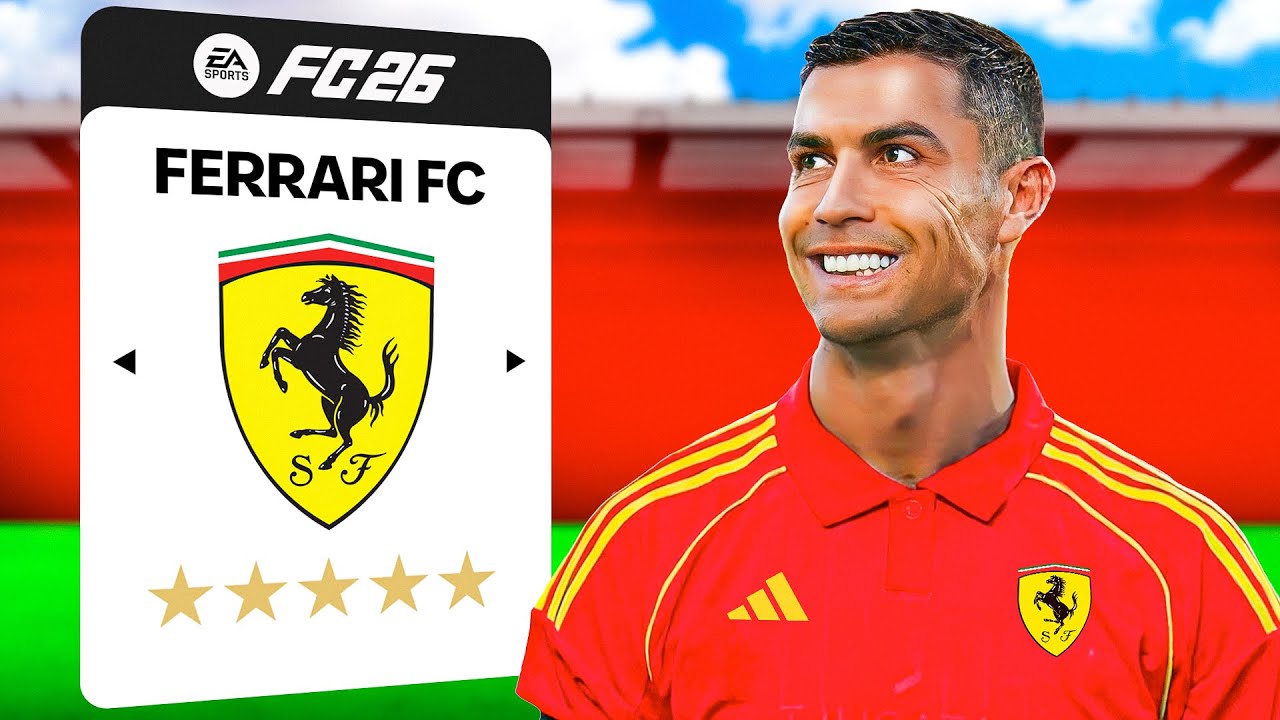 Creating Ferrari FC in FC26 Career Mode | Create-A-Club Rebuild