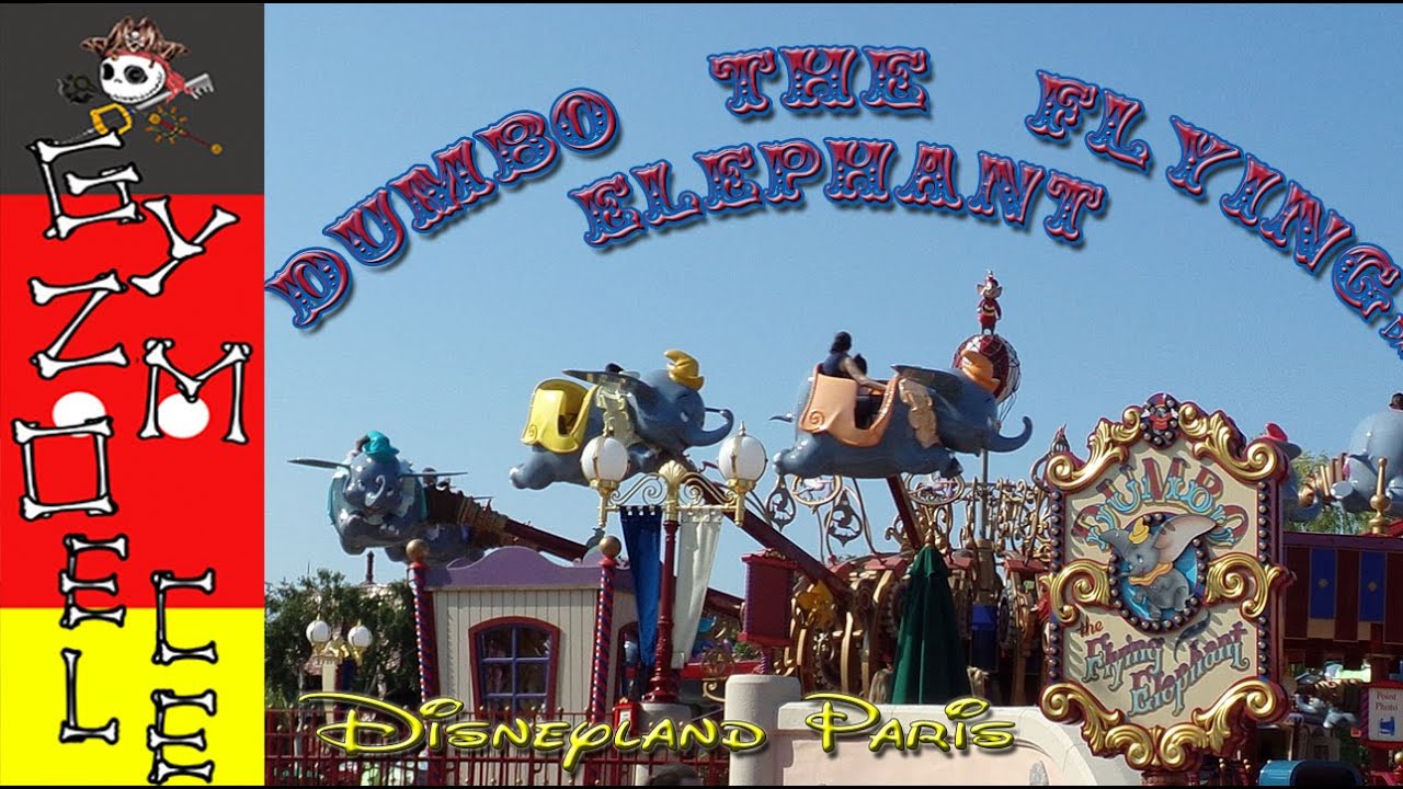 Dumbo the Flying Elephant (On-Ride 60 fps): Disneyland parc Disneylnd Paris