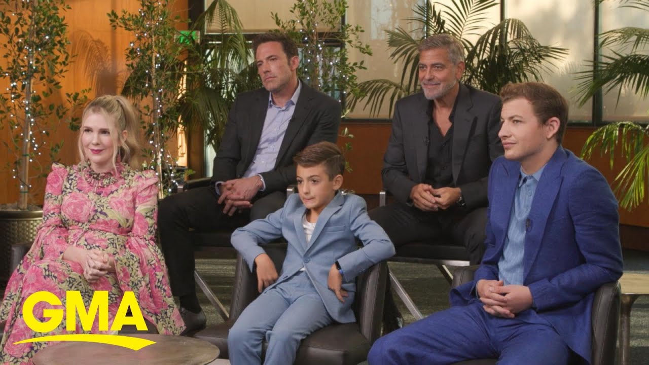 George Clooney and Ben Affleck talk about new film 'The Tender Bar' l GMA