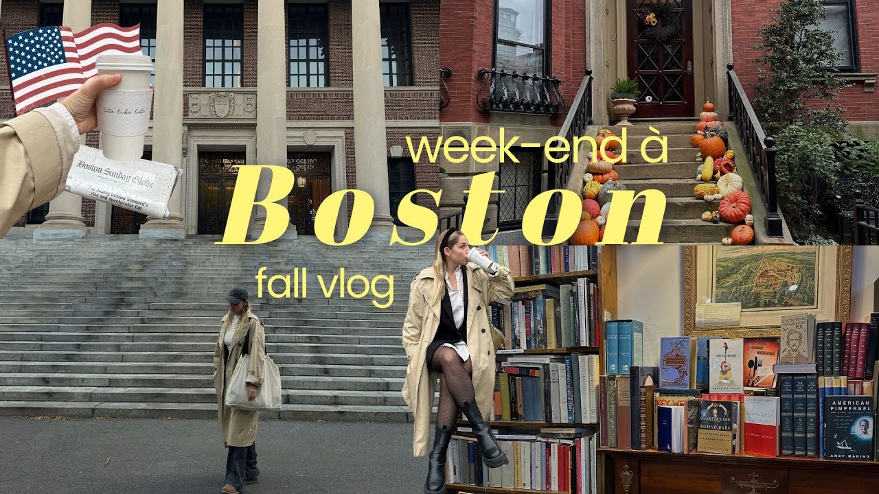 Le week-end d’automne parfait ☕️🤎 l Boston vlog 🇺🇸