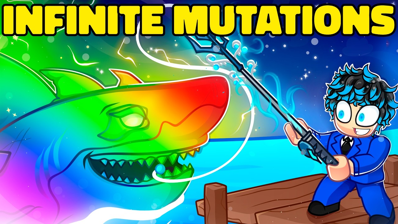 I Caught Infinite Mutations Megalodon on Fisch (This Rod is BROKEN)