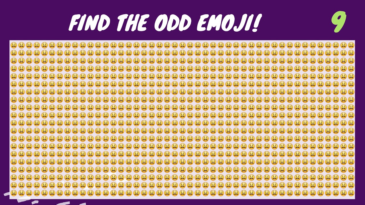 FIND THE ODD EMOJI